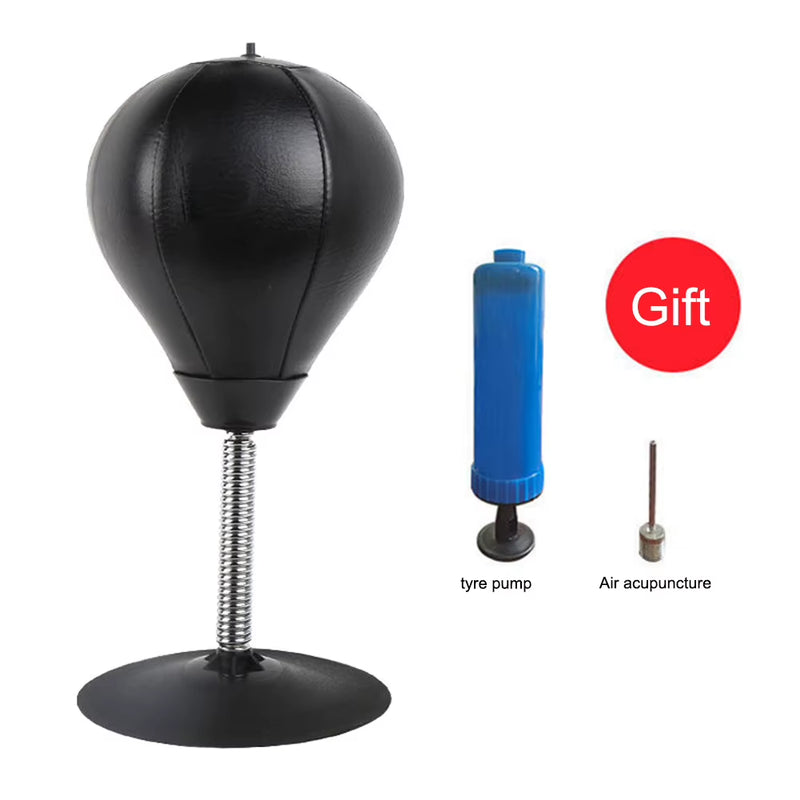 Desktop Punching Bag Table Boxing Punch Ball with Strong Suction Cup Kids Adults Stress Relief Toys for Thai Sports Equipment